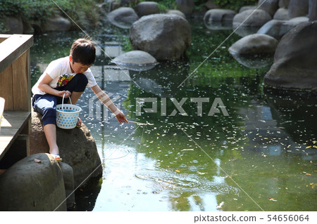 小龍蝦釣魚兒童 54656064
