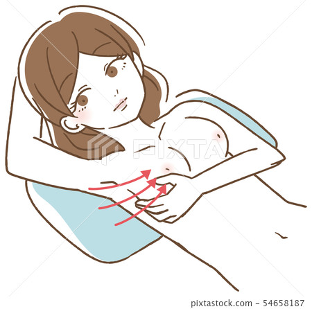 乳腺癌自我檢查圖 乳腺癌自我檢查圖 54658187