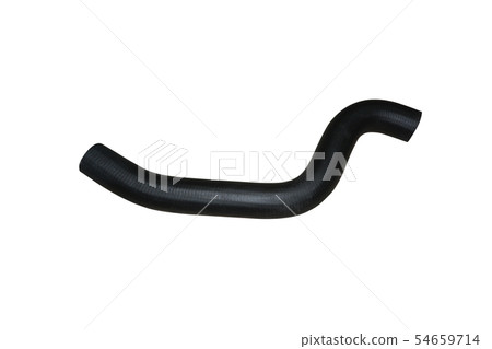 Car rubber intake radiator hose isolated on white Car rubber intake radiator hose isolated on white 54659714