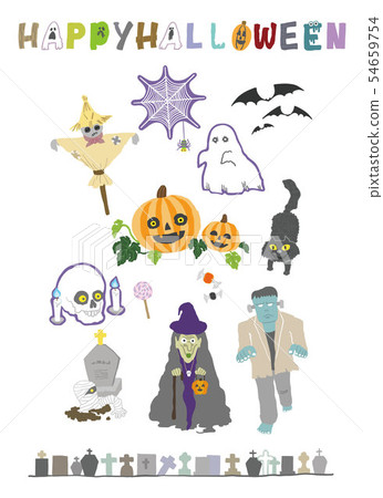 Without Halloween border 54659754