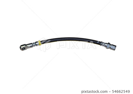 Brake hose for a car on a white background Brake hose for a car on a white background 54662549