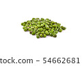 Mung beans isolated on white background 54662681