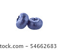 blueberries isolated on white background 54662683