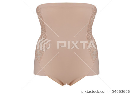 Lacy feminine corrective underwear beige color 54663666