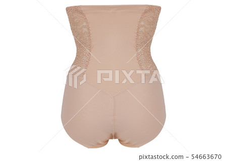 Lacy feminine corrective underwear beige color Lacy feminine corrective underwear beige color 54663670