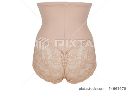 Lacy feminine corrective underwear beige color Lacy feminine corrective underwear beige color 54663676
