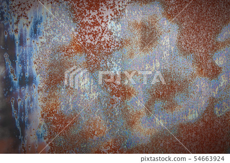 The red old painted metal The red old painted metal 54663924