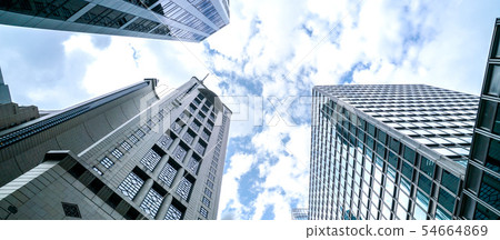Common modern business skyscrapers 54664869
