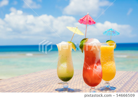 Restaurant with a sea view Tropical drink 54666509