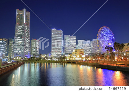 港未來夜景 港未來夜景 54667239