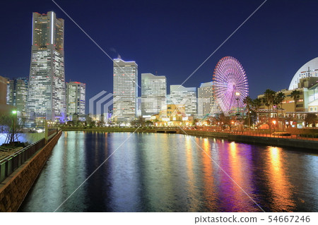 Minatomirai night view Minatomirai night view 54667246