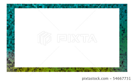 CG abstract green frame CG abstract green frame 54667731