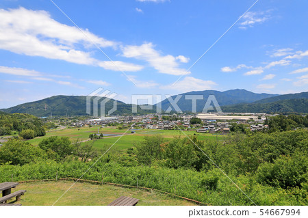 The view seen from Sekigahara ancient battlefield Ishida Sanseijin trace 54667994