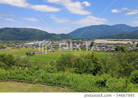 The view seen from Sekigahara ancient battlefield Ishida Sanseijin trace 54667995
