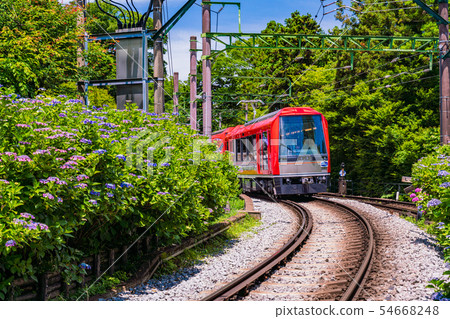 (神奈川縣)箱根登山鐵道Ajisai火車 (神奈川縣)箱根登山鐵道Ajisai火車 54668248