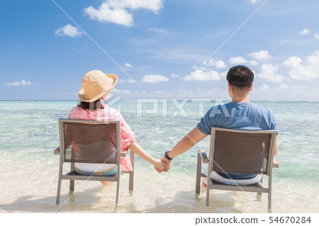 海外旅行形像海灘海人 海外旅行形像海灘海人 54670284