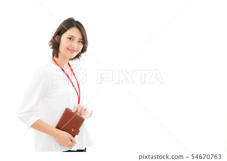 年輕女士休閒商務女人 54670763
