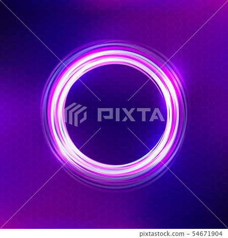 Abstract purple background with illuminated circle - Stock Illustration ...