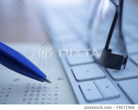 Business image · calendar · keyboard · glasses Business image · calendar · keyboard · glasses 54671966