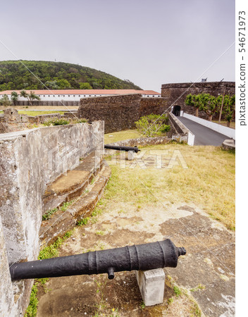 Castle in Angra do Heroismo on Terceira Island Castle in Angra do Heroismo on Terceira Island 54671973