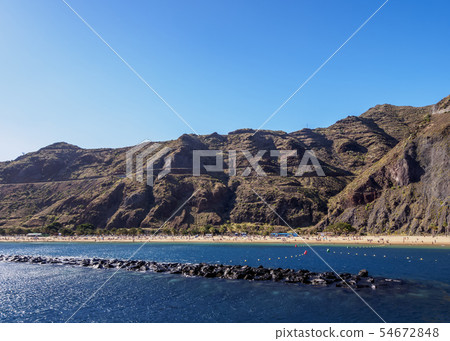 Las Teresitas Beach on Tenerife Island, Canary Las Teresitas Beach on Tenerife Island, Canary 54672848