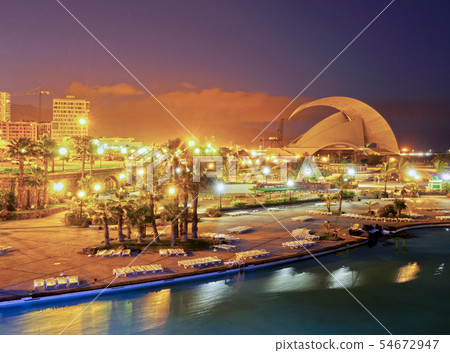 Santa Cruz de Tenerife on Canary Islands Santa Cruz de Tenerife on Canary Islands 54672947