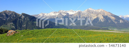 Mountains on Canton of Grisons. Mountains on Canton of Grisons. 54673140