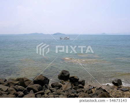 Yushima Sea and Fishing Boats (Kama Amakusa City, Kumamoto Prefecture) Yushima Sea and Fishing Boats (Kama Amakusa City, Kumamoto Prefecture) 54673143