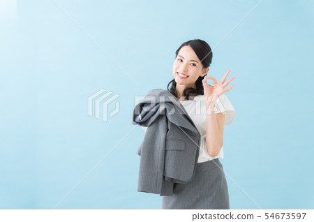 Smell of working women (blue back) 54673597