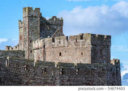 Peel Castle is on St Patrick's Isle, a small island connected to Peel Hill by a causeway 54674403