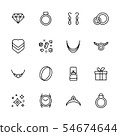 Jewelry and bijouterie icon simple symbols set. Contains icon gem, diamond , earrings, gold ring 54674644