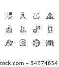 Play and game icon simple symbols set. Contains icon computer, board, intellectual, gambling card 54674654
