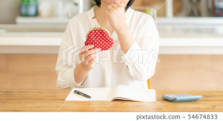 Middle woman money Middle woman money 54674833