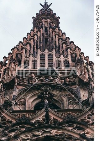 gothic roof of the cathedral 54675429