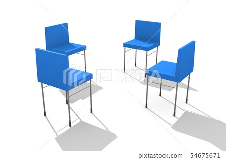 椅子（襯裡椅子白色背景） 54675671