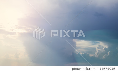 Blue sky clouds background. Beautiful landscape Blue sky clouds background. Beautiful landscape 54675936