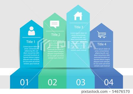 Timeline infographic four step business Timeline infographic four step business 54676570