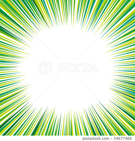 方形聚焦線，輻射只有背景_卡通漫畫背景（綠色）_背景與矢量數據 54677468