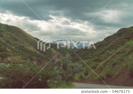 Mountain alp, Chimgan, Uzbekistan  54678173