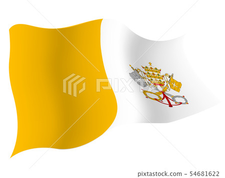 Vatican country flag icon 54681622