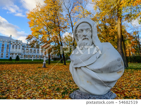 Marble statue at Catherine Palace 54682519