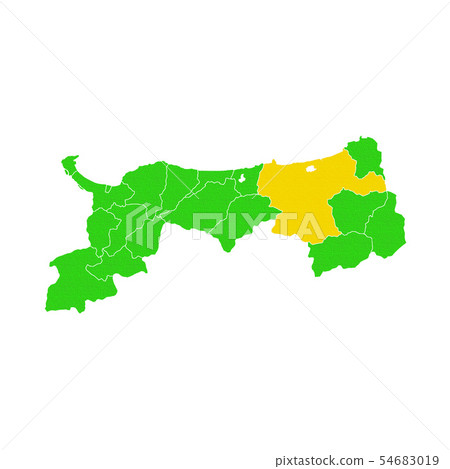 鳥取縣和鳥取市地圖 54683019