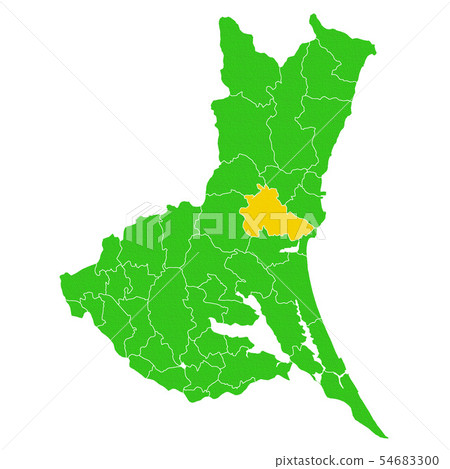 Ibaraki prefecture and Mito city map 54683300