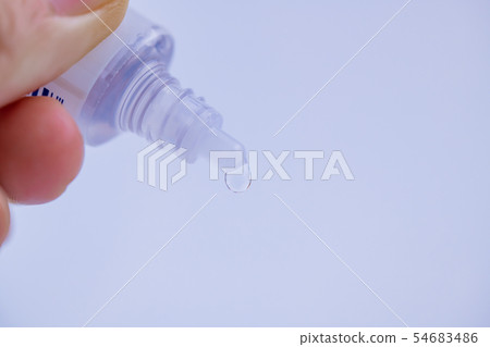 Eye drops up close-up 54683486
