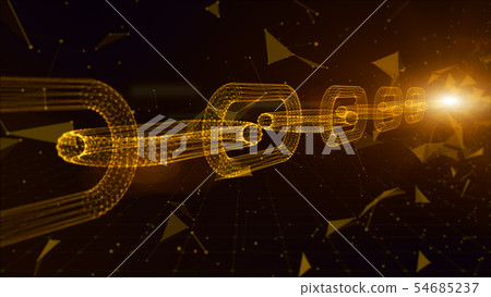 Depth of field, Network Chain Links Connections, Depth of field, Network Chain Links Connections, 54685237