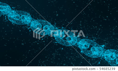 Depth of field, Network Chain Links Connections, Depth of field, Network Chain Links Connections, 54685239