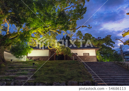 The lit-up Shoren-in Mon ruins Nagayamon The lit-up Shoren-in Mon ruins Nagayamon 54686113