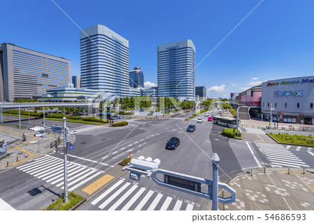Scenery in front of Kaihin Makuhari Station Scenery in front of Kaihin Makuhari Station 54686593