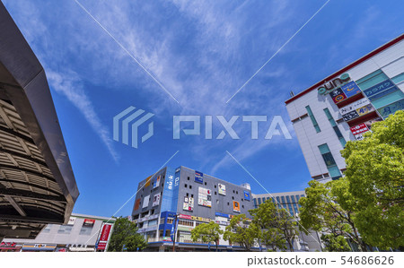 Scenery in front of Kaihin Makuhari Station 54686626