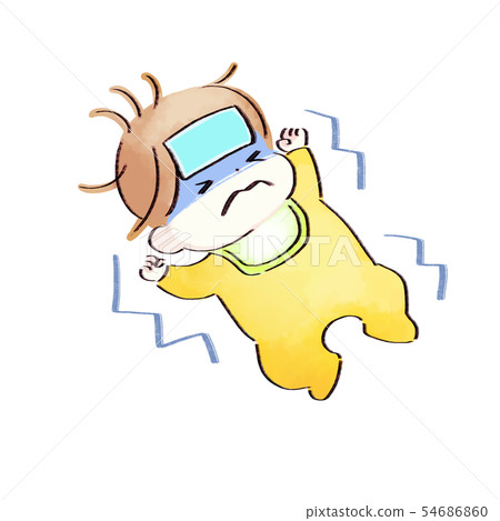 健康寶貝，水彩風格 54686860